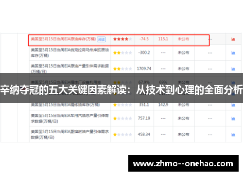 辛纳夺冠的五大关键因素解读：从技术到心理的全面分析